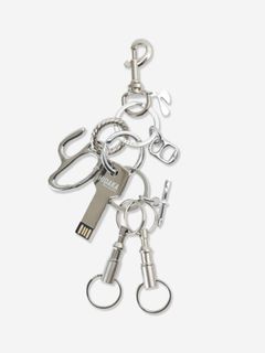 ユーティリティ チャーム キーチェーン / UTILITY CHARM KEYCHAIN / シルバー
