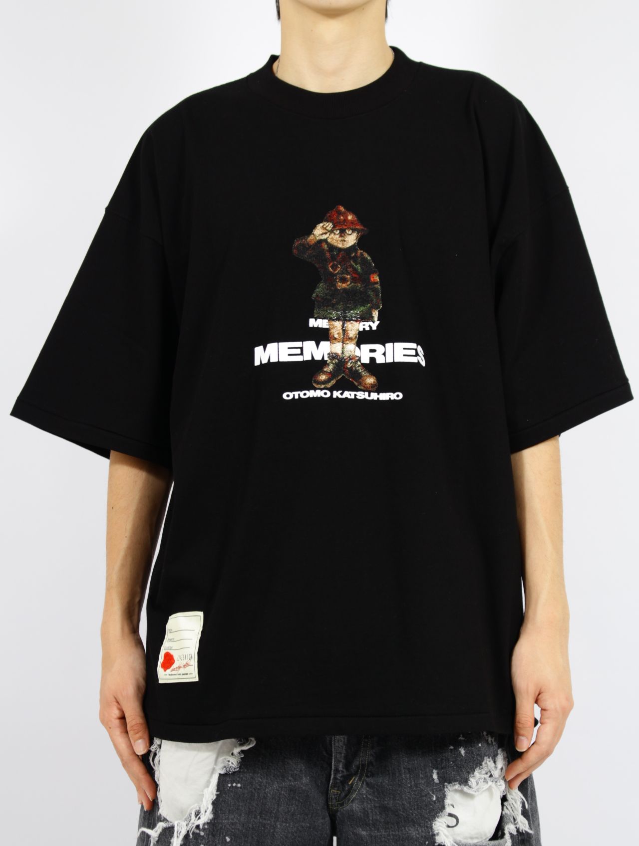 【26SS】メモリーズ" 大友克洋 "大砲の街" Tシャツ/ MEMORIES "CANNON FODDER" S/SL Tee / ブラック