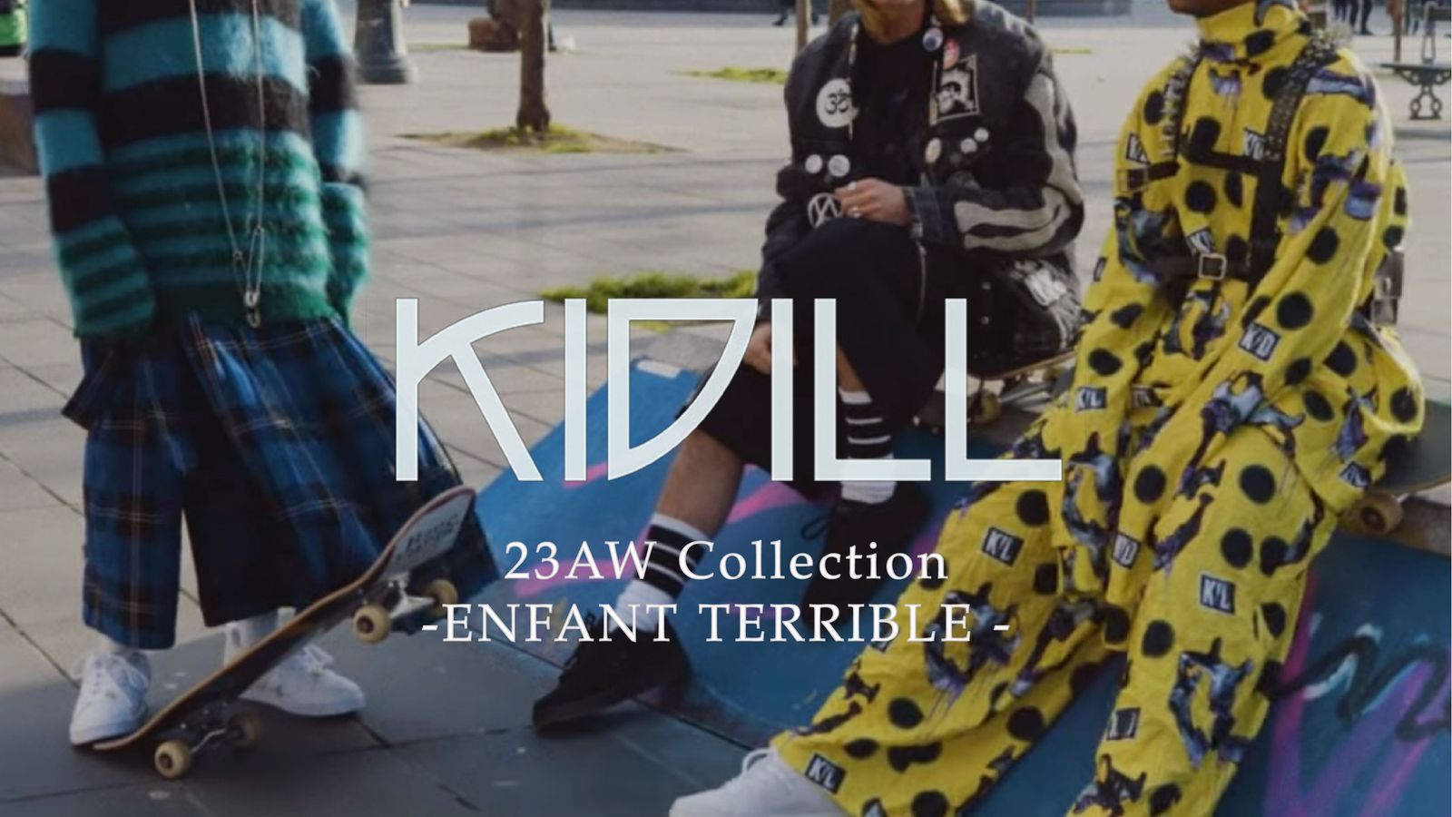 ルルムとのコラボ商品KIDLL 23aw ニットポロ