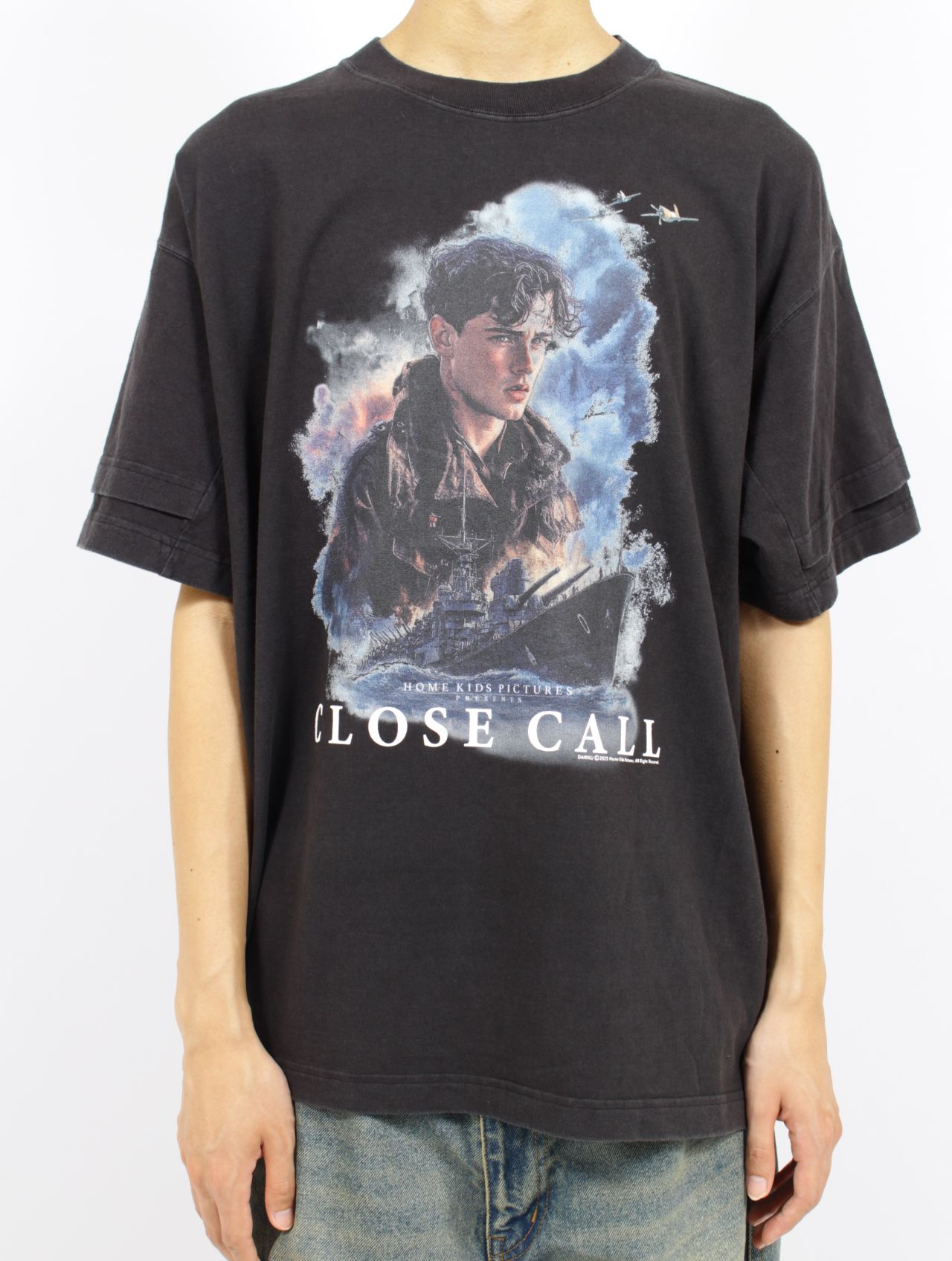 【25AW】映画 オリジナルグラフィック ムービー Tシャツ 半袖 / MOVIE"CLOSE CALL" SWTCHING TEE / ブラック
