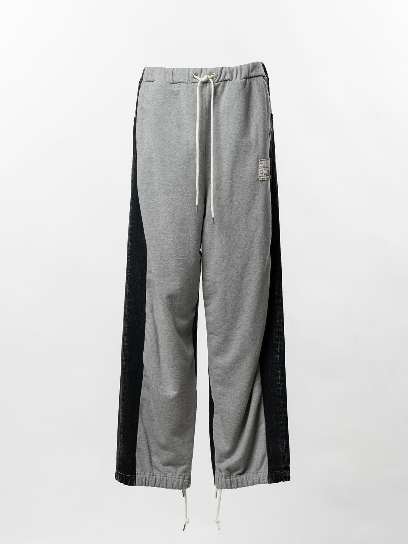 【26AW】コンバインド デニム × スウェット パンツ / COMBINED DENIM×SWEAT PT / インディゴ
