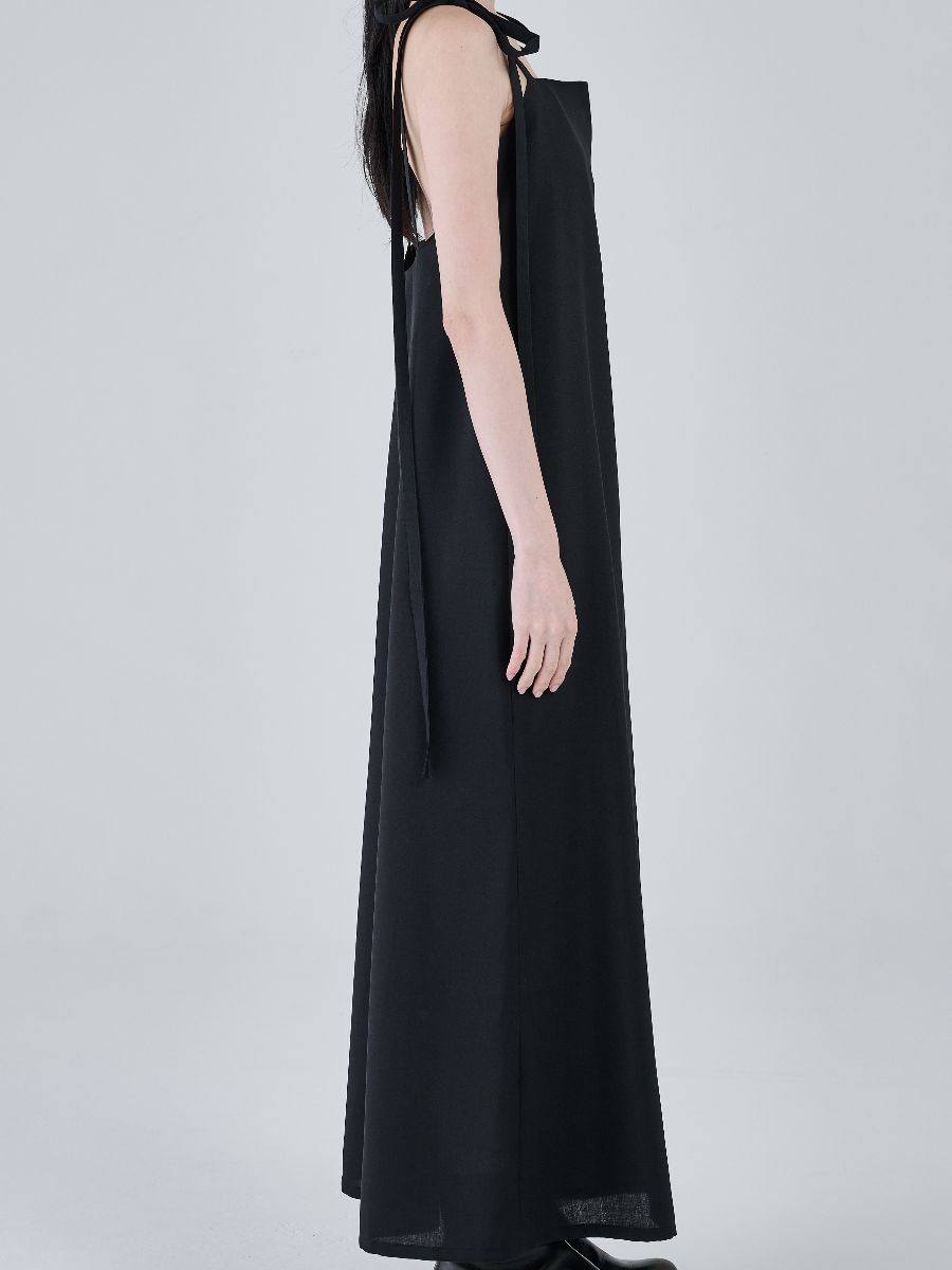 【27SS】 STRAP DRESS / ブラック