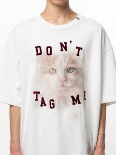 【26AW】キャット プリンテッド Tシャツ / CAT PRINTED TEE / ホワイト