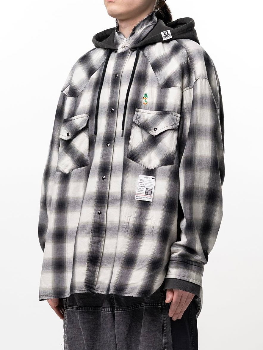 【26SS】スウェット フーディ ロングスリーブ シャツ / SWEAT HOODIE L/S SH / ホワイト