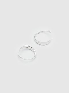 【両耳用】イヤ ループ ピアス / EAR LOOP / シルバー