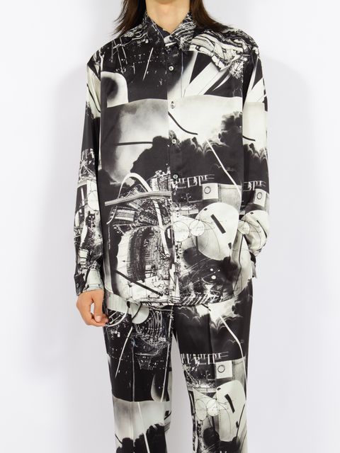【26AW】 X HIROKI  TSUKUDA グラフィック シャツ / × HIROKI TSUKUDA GRAPHIC SHIRT / ブラック
