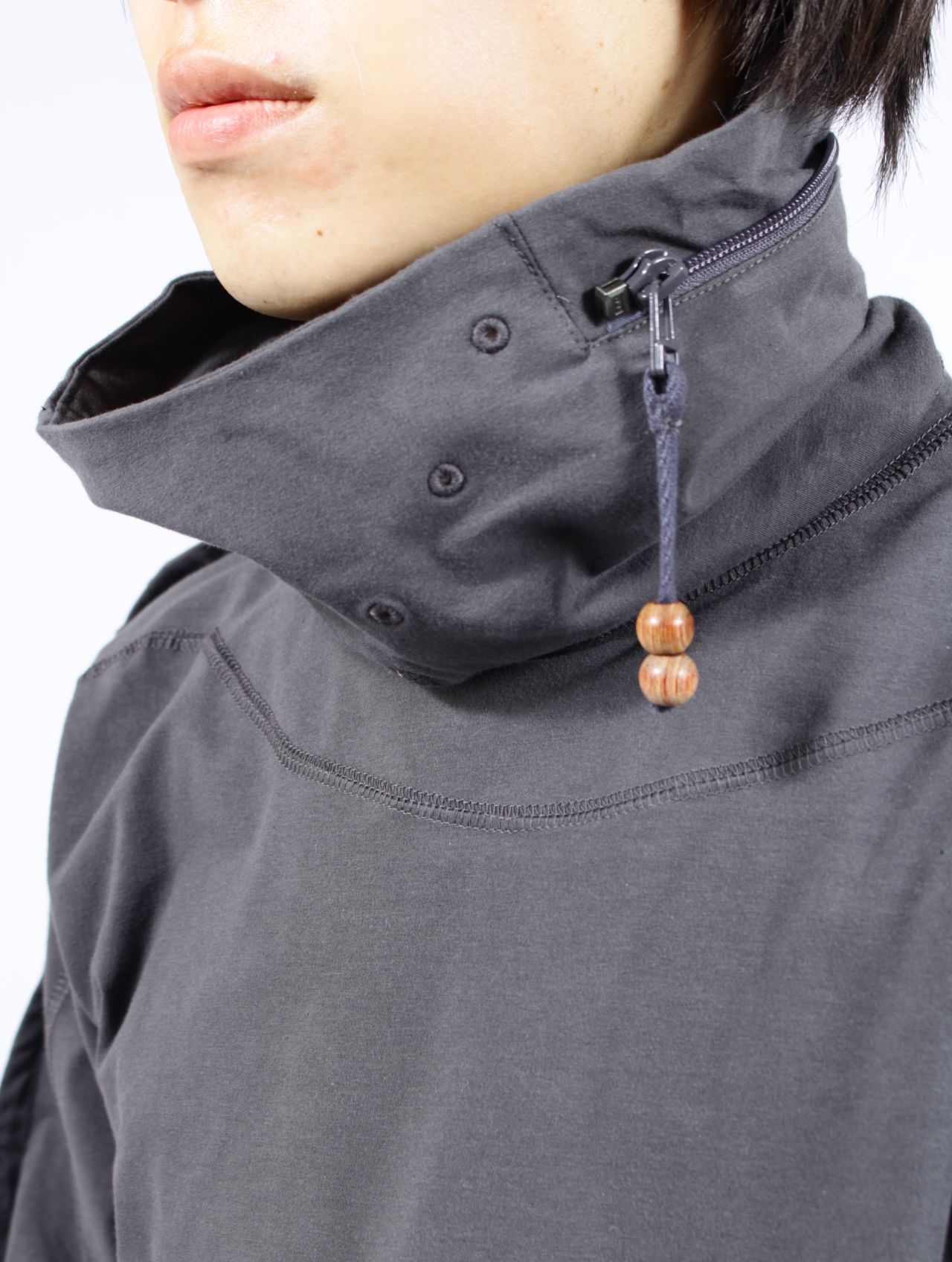 【25AW】サソウ トップス / SASOU TOP / チャコール