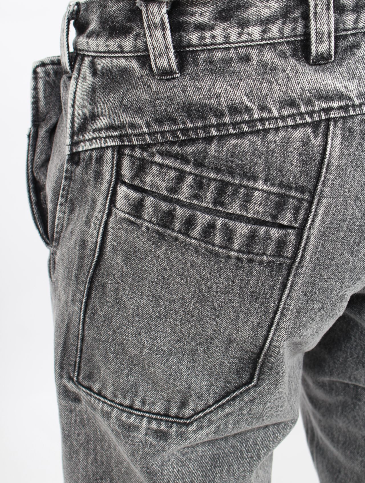 【25SS】10ポケット パネル ウォッシュ デニム / 10 POCKET PANEL DENIM TRS WASH / ブラック