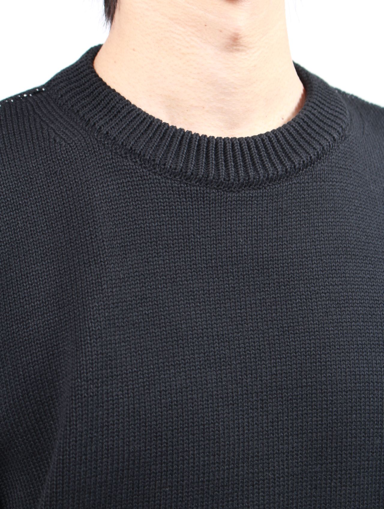 【25SS】ラブ イズ リアル コットン ニット セーター / LOVE IS REAL KNIT / ブラック