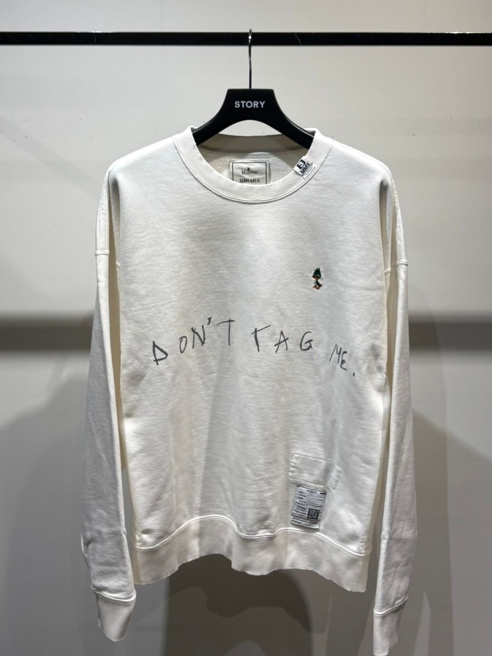 【26AW】 ドント タグミー スウェット プルオーバー / DON'T TAG ME, SWEAT PO / ホワイト