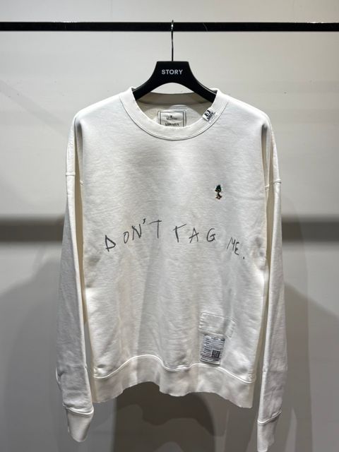 【26AW】ドント タグミー スウェット プルオーバー / DON'T TAG ME, SWEAT PO / ホワイト