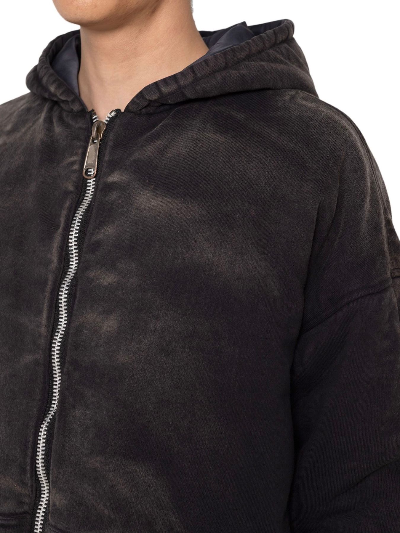 【24AW】リバーシブル フーディー ブルゾン / REVERSIBLE HOODIED BLOUSON / ブラック