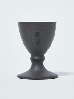 HIROTAKE IIDA 別注 磁器 ワイングラス / SEIHAI : PORCELAIN WINE GLASS / ブラック