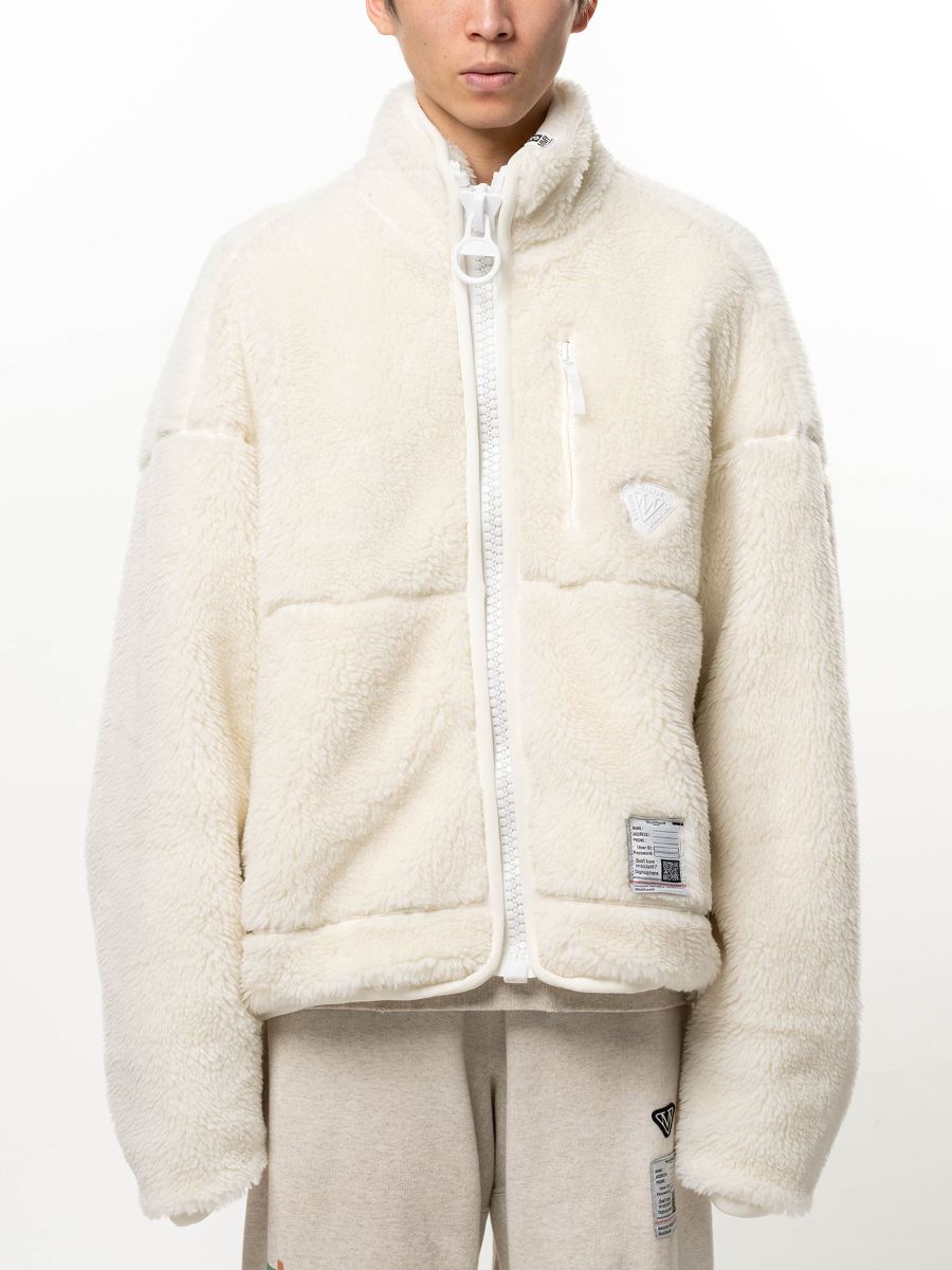 【26AW】 ワイド バック ボア ブルゾン / WIDE BACK BOA BLOUSON / ホワイト