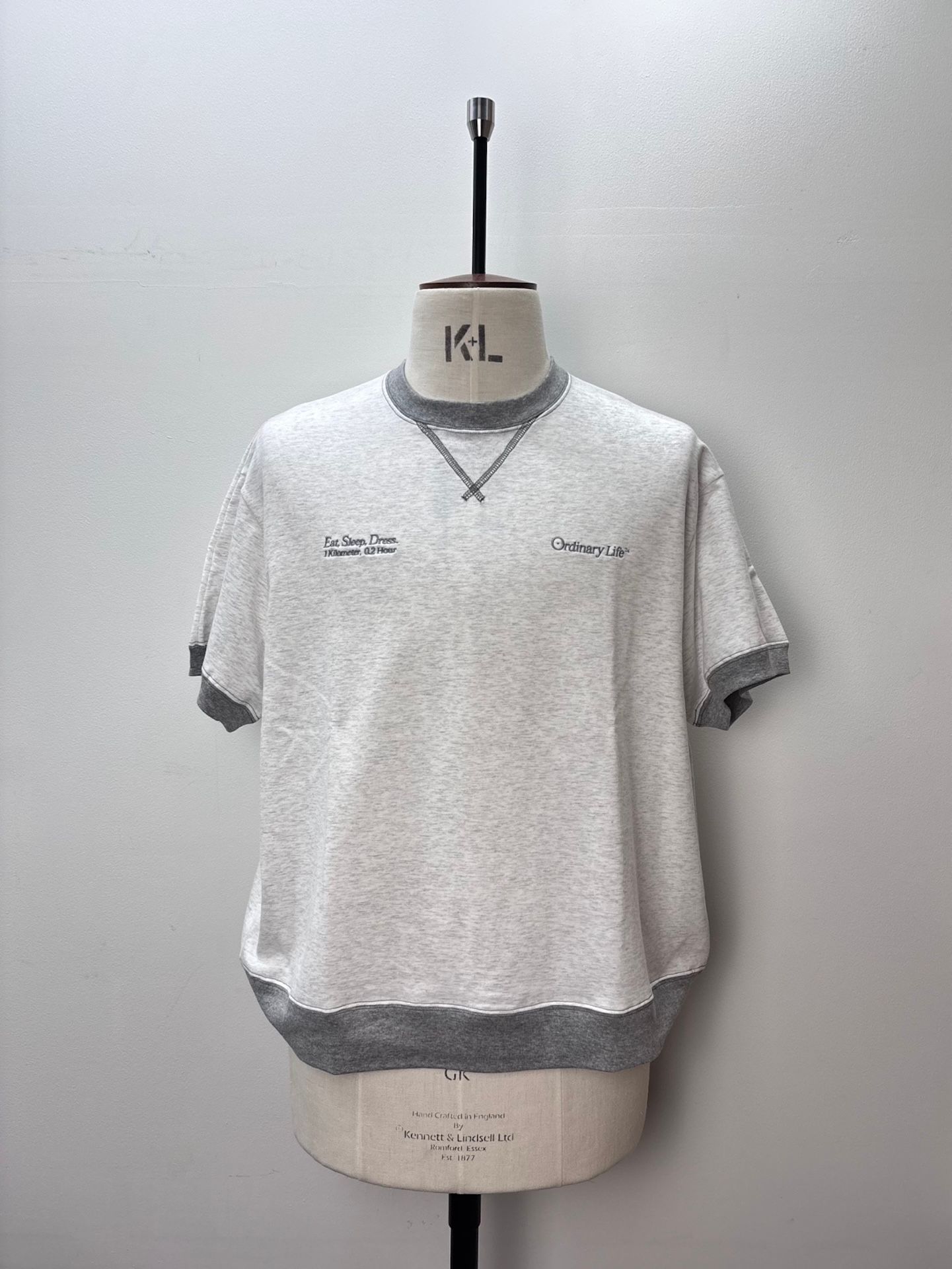 【27SS】 オーディナリー ホーム リンガー Tシャツ 半袖 カットソー / ORDINARY HOME RINGER TEE (ISSUE#10) / HEATHER (ヘザー)