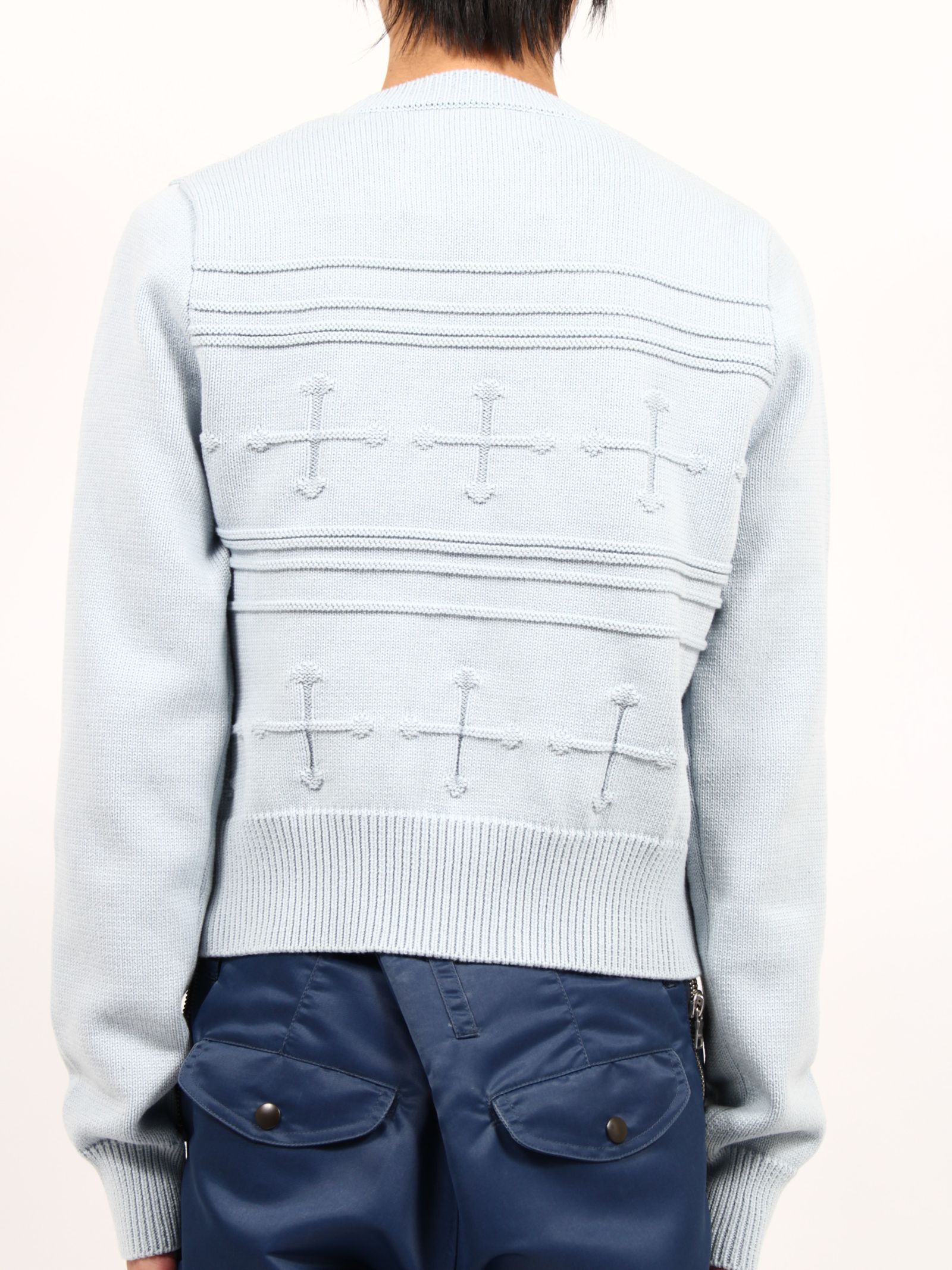 DAIRIKU - 【25SS】クロス タイト ニット / CROSS TITE KNIT