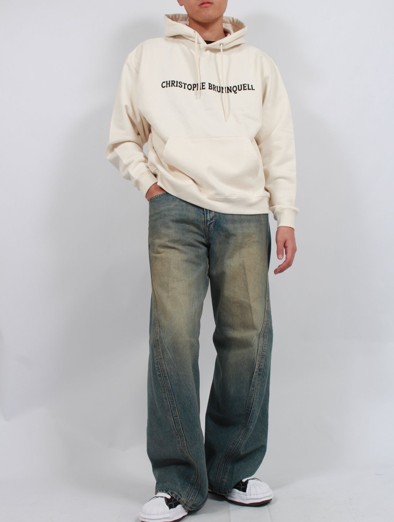 【25SS】ロゴ フーディー パーカー / LOGO HOODIE / ホワイト