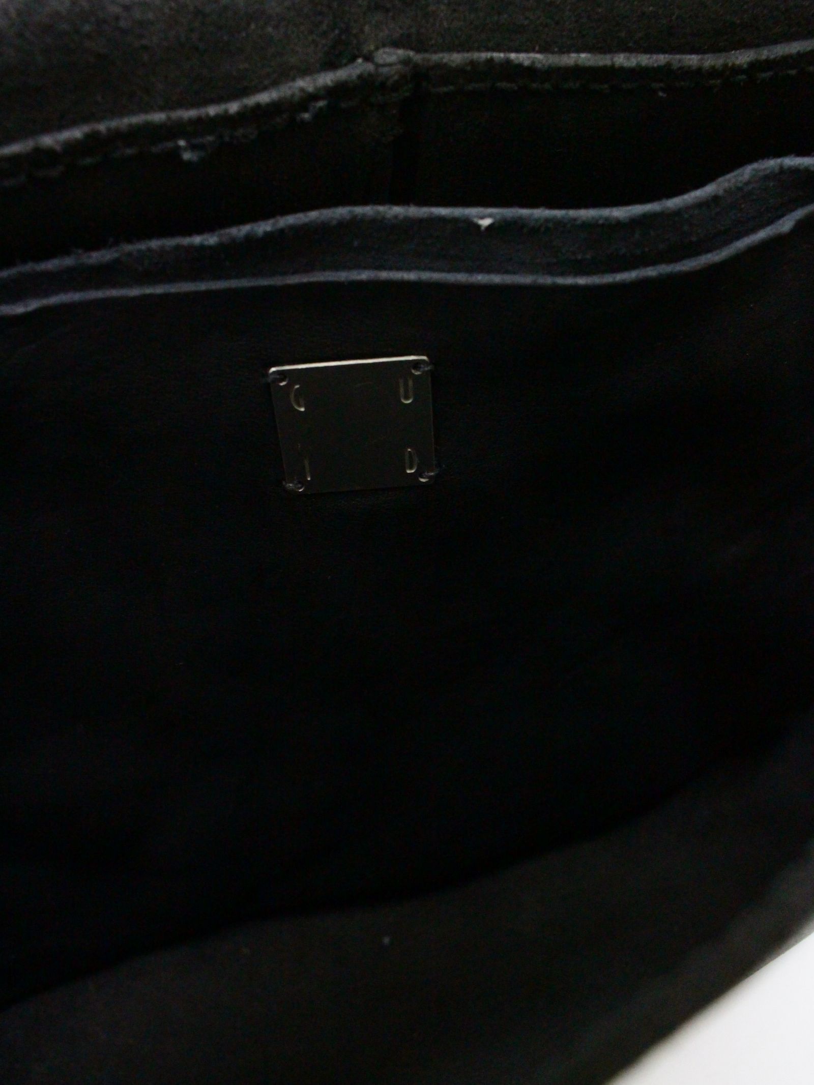 【EN04】 牛革 グロッポーネ フルグレイン クロスボディバッグ / GROPPONE FULL GRAIN CROSSBODY BAG / ブラック