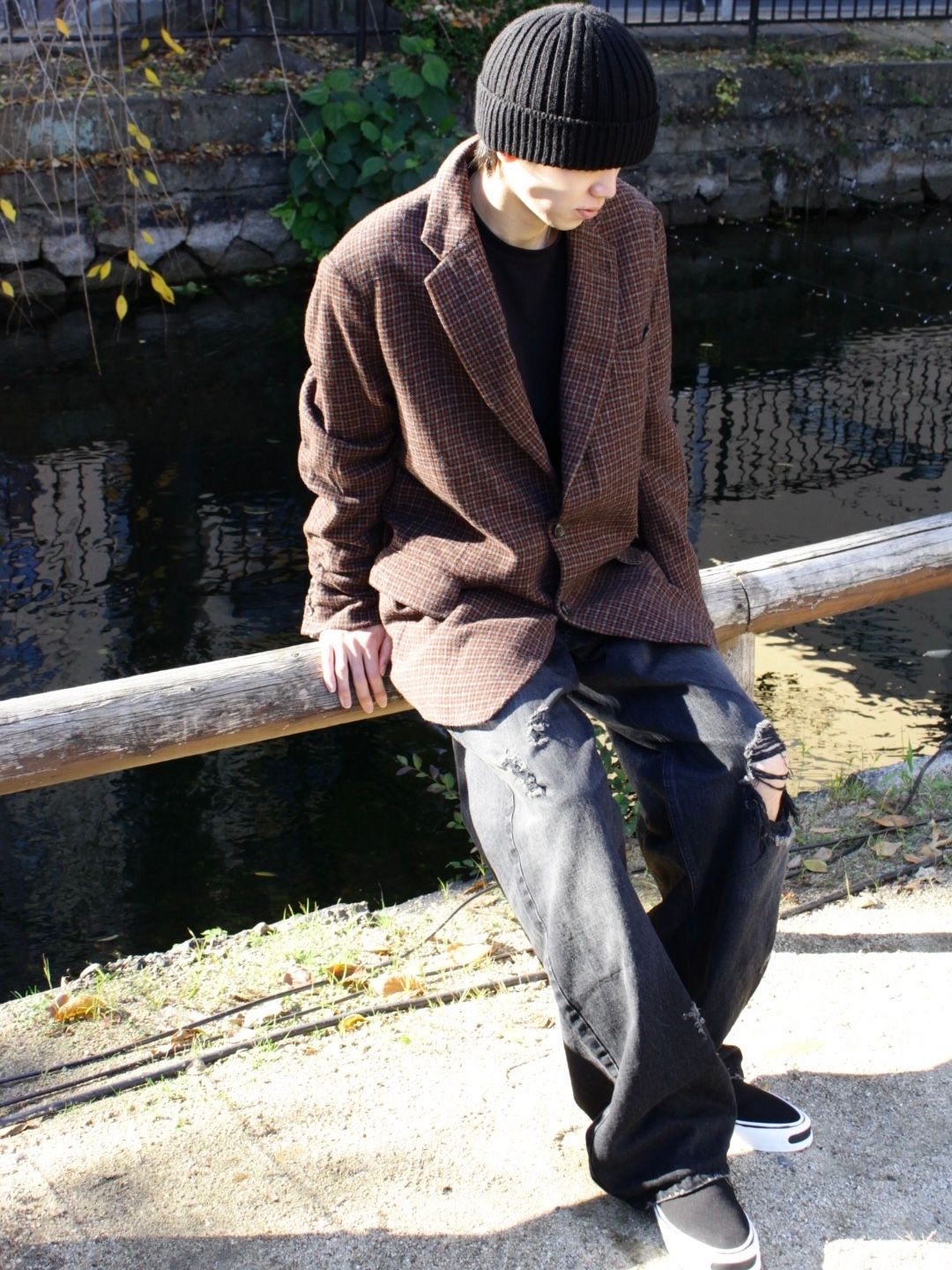 【25AW】スーパー バギー ジーンズ / SUPER BAGGY JEANS / ブラック