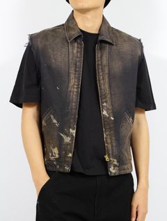 【25SS】セージ ペイント ベスト / SERGE PAINT VEST / ブラック