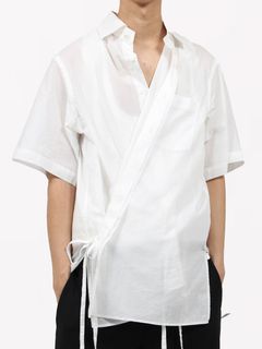 【24SS】ザ キモノ ブレステッド シャツ / THE KIMONO BREASTED SHIRT / ホワイト