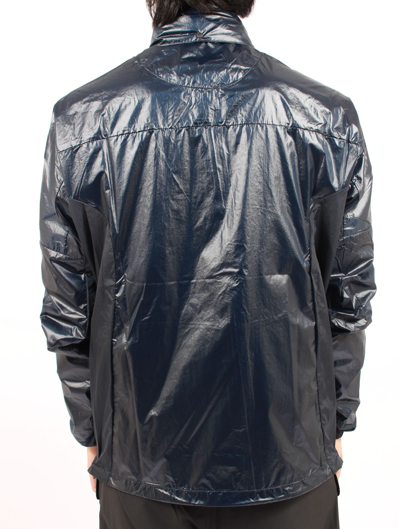 【25AW】シャイニーナイロン ラスター ジャケット / LUSTER JACKET / ネイビー