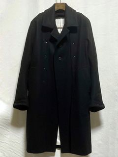 【25AW】ウール コート / Mac Coat Wool / ブラック