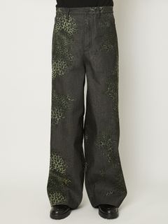 【25AW】ワイド 5ポケット デニム パンツ / WIDE 5-POCKET PANTS / レオパード