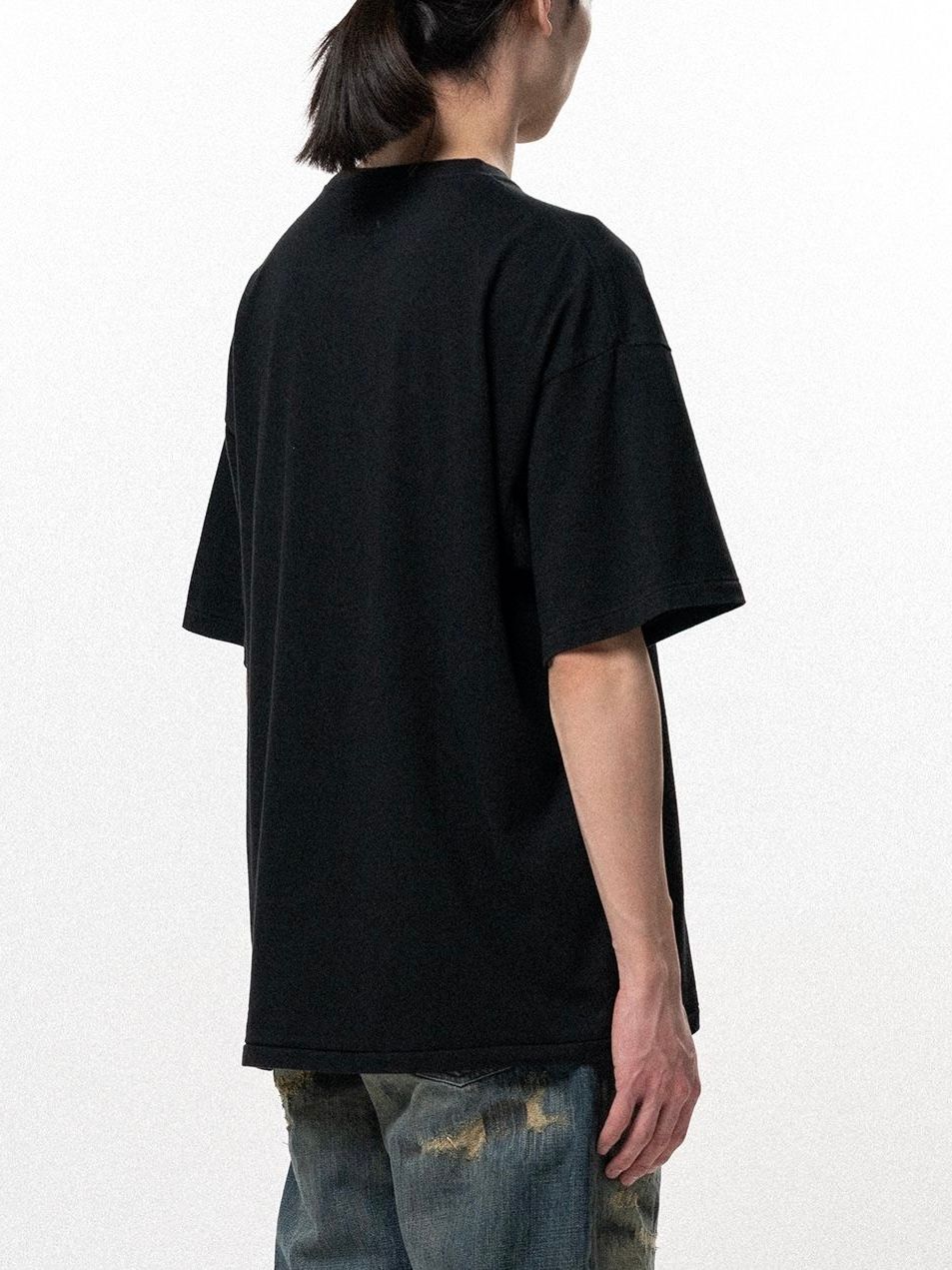 【26SS】"エアロ-カミヤ" Tシャツ / "AERO-KMY" TEE T/C / ブラック