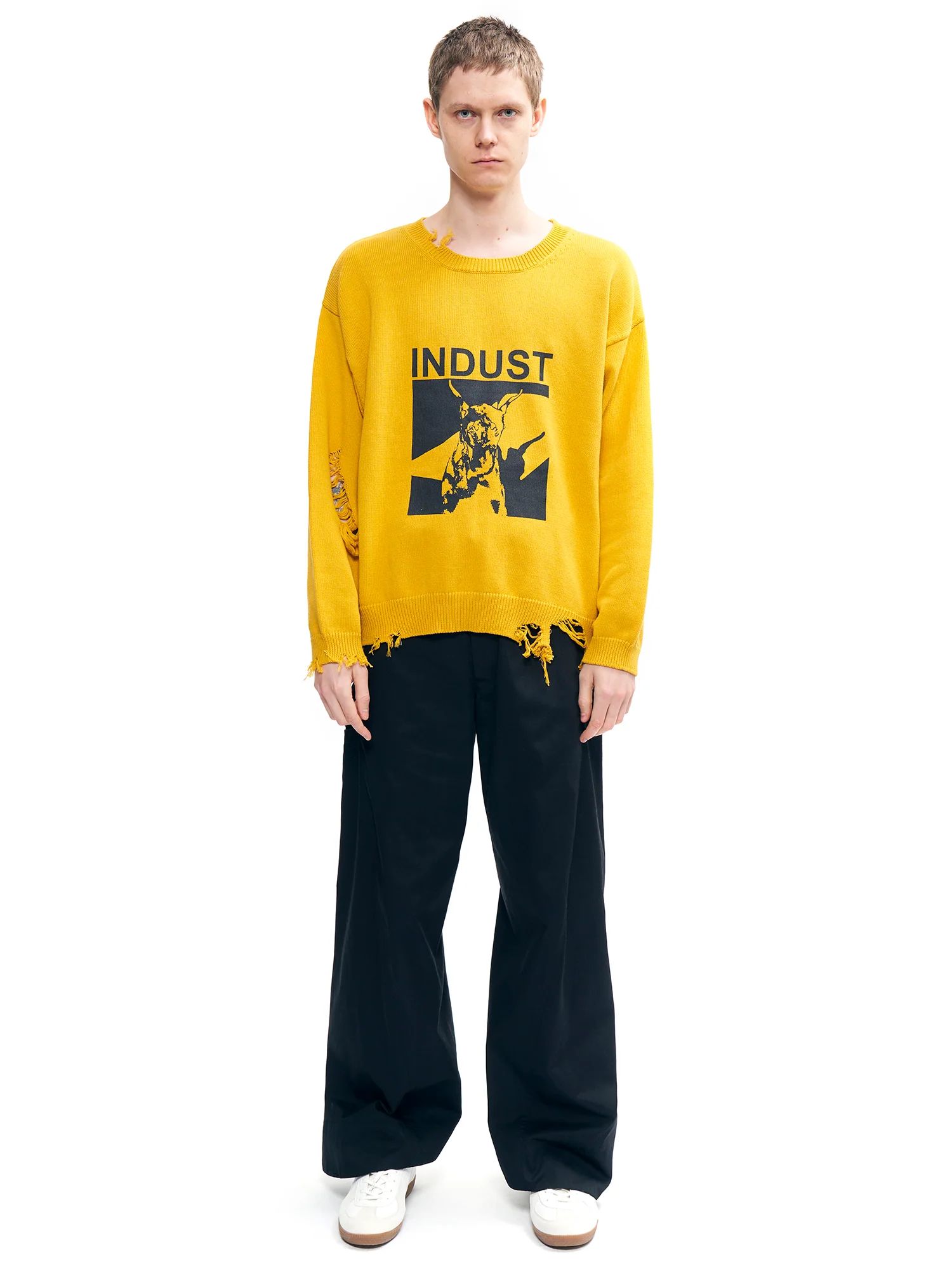 【25AW】ツイステッド ワーク パンツ / TWISTED WORK PANTS / ブラック