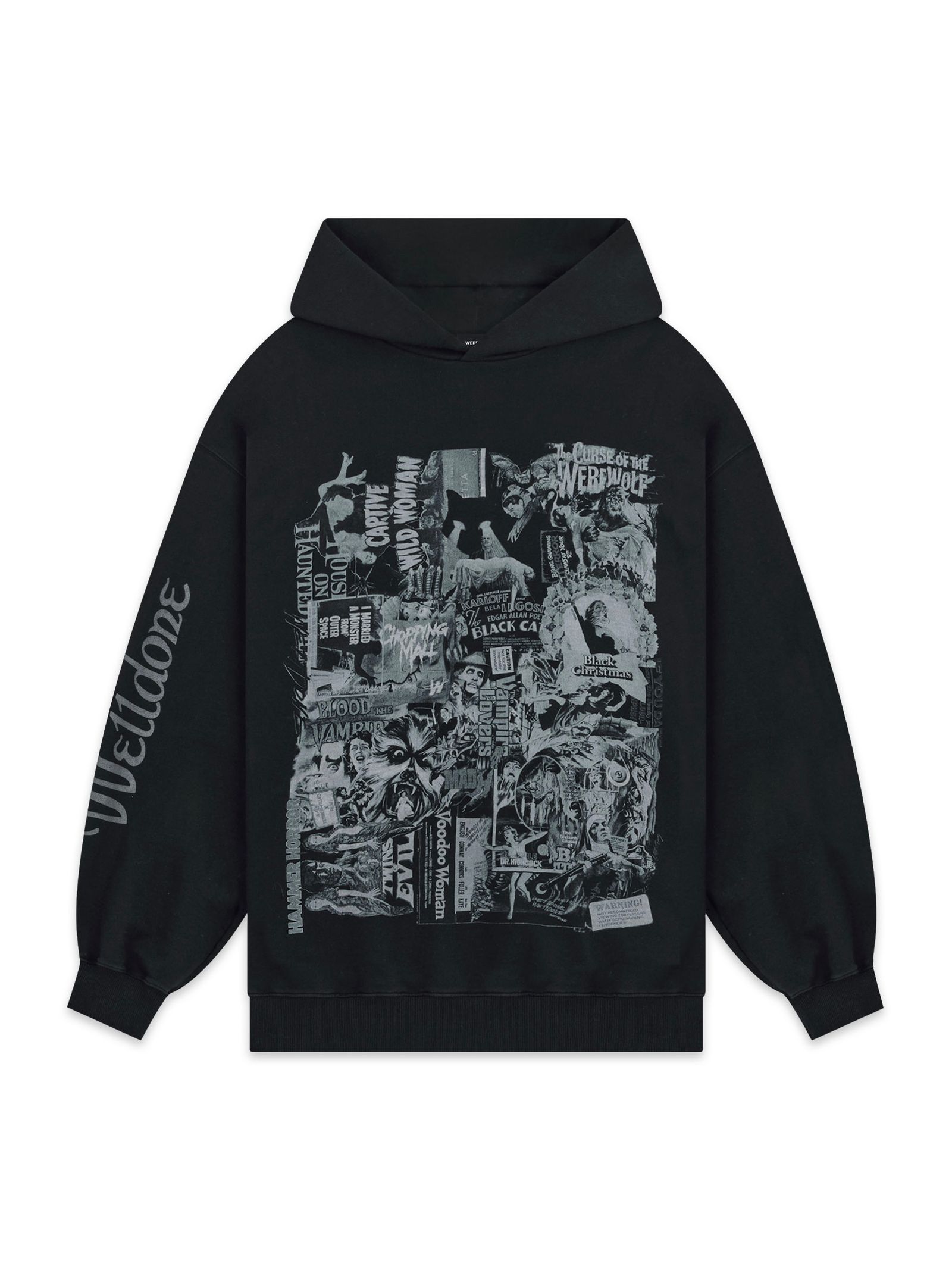 WE11DONE 22 AW Horror Collage Hoodieホラーコラージュフーディ