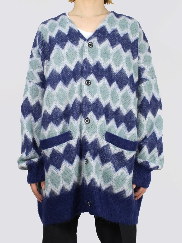 DAIRIKU - 【23AW】モヘア ボーダー カーディガン / MOHAIR BORDER 