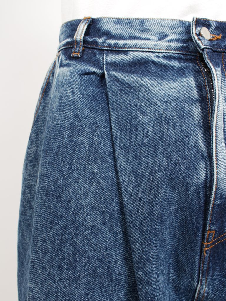 HED MAYNER - 【23AW】プリーツ デニム パンツ / PLEATED DENIM 