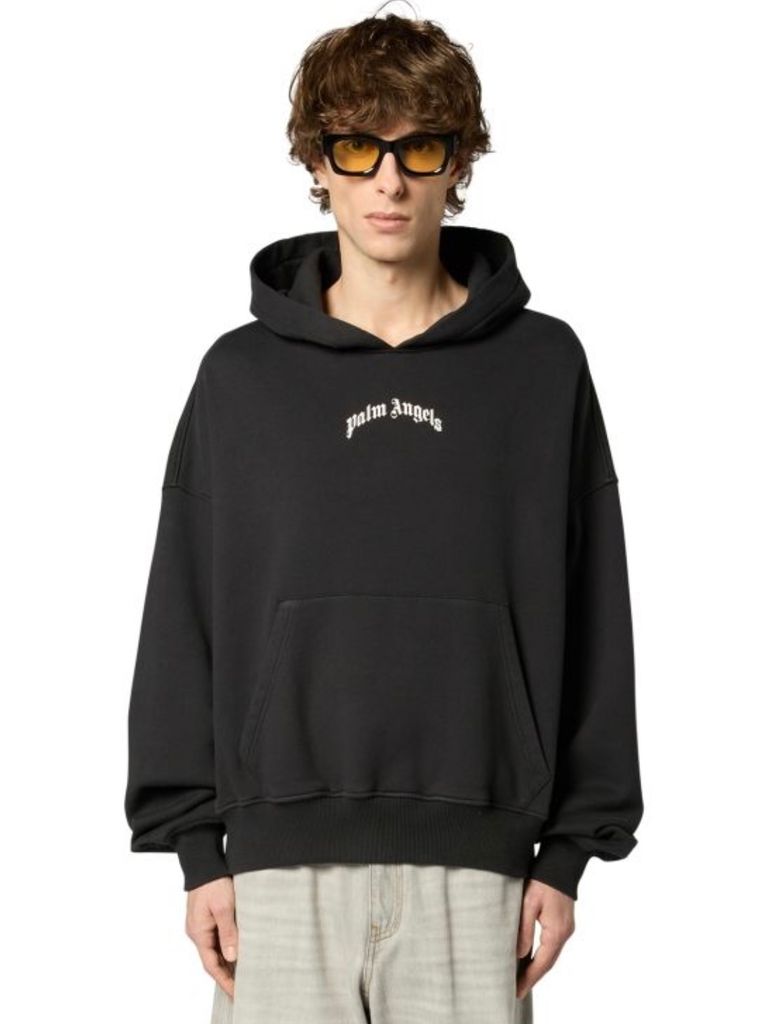 PALM ANGELS - 【25AW】バック カーブロゴ ルーズ フーディー パーカー 