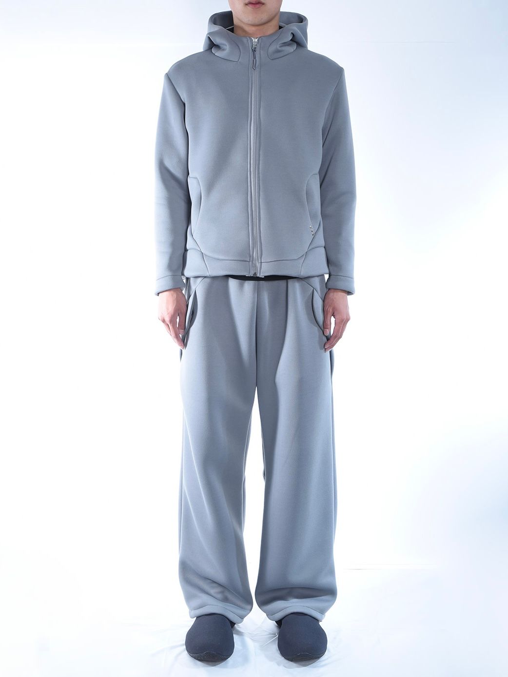 【24AW】ヘッド ジップ フーディー / HEAD ZIP HOODIE / グレー