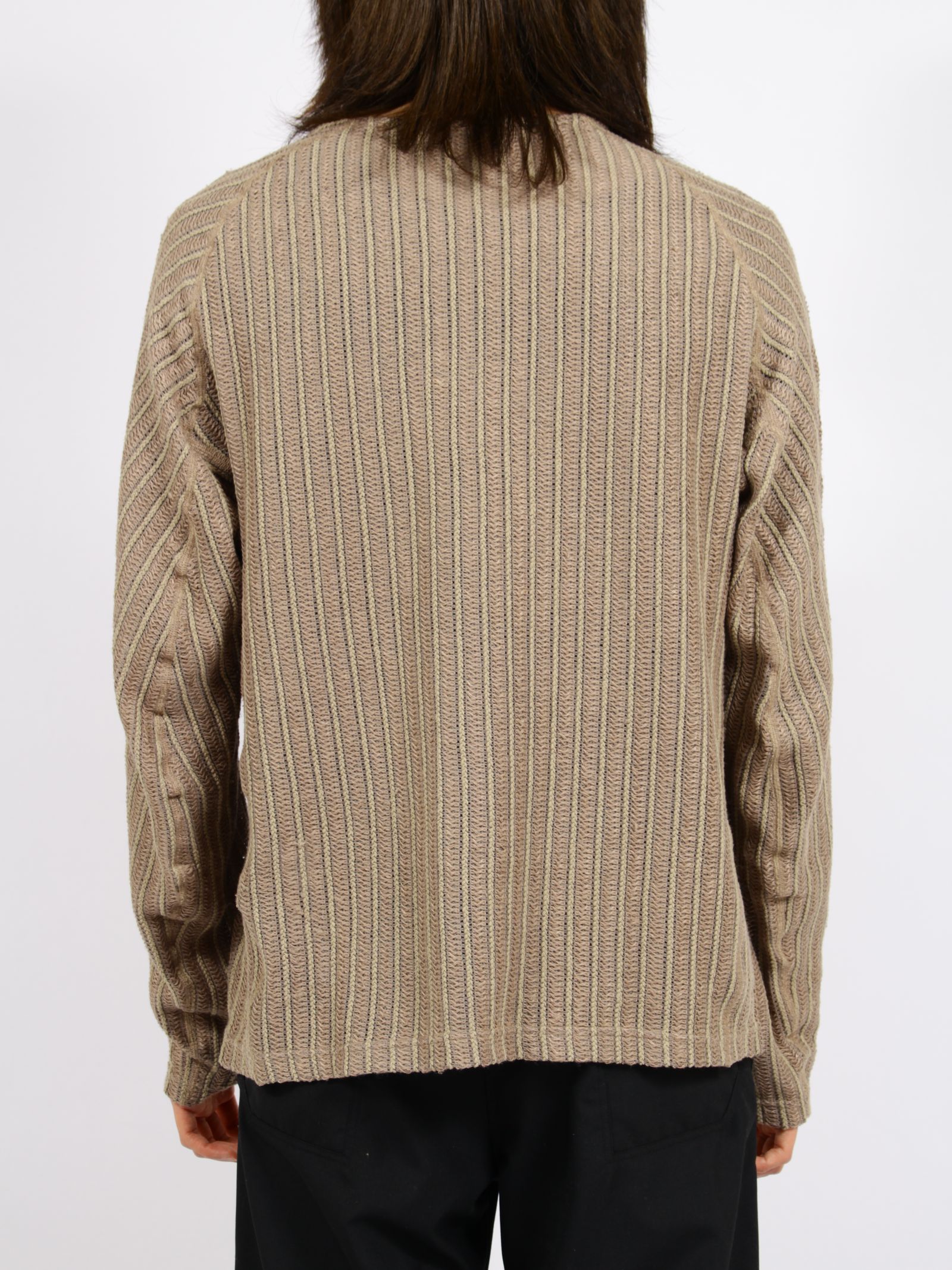 【26SS】ウェーブ ロングスリーブ Tシャツ / LONG SLEEVE T-SHIRTS WAVE / ベージュ