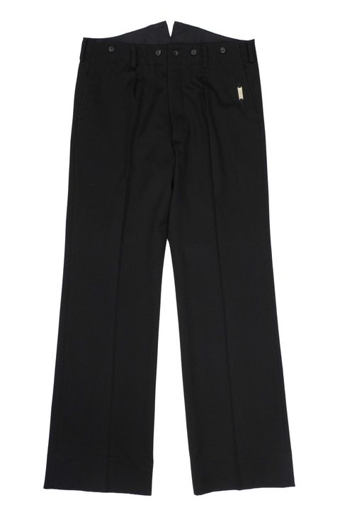 【27SS】 インタック フレア スラックス / IN-TUCK FLARE SLACKS / ブラック