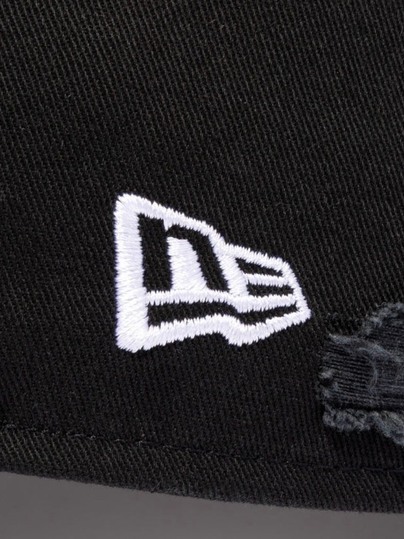 【26SS】ニューエラ コラボ ダメージ ヤンキース キャップ / × NEWERA YANKEES CAP / ダメージブラック