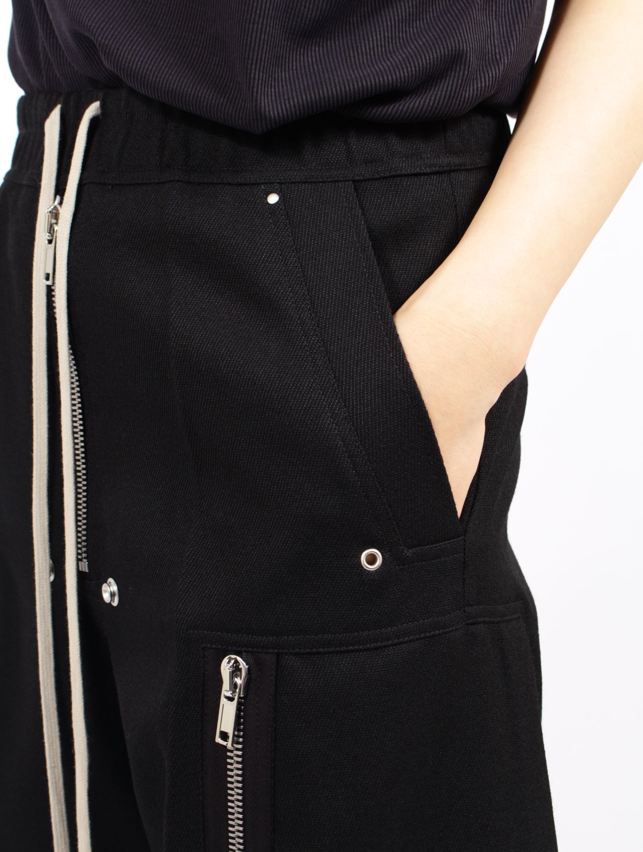 【25AW】カーゴ ベラ ワイド パンツ / CARGO BELAS / ブラック