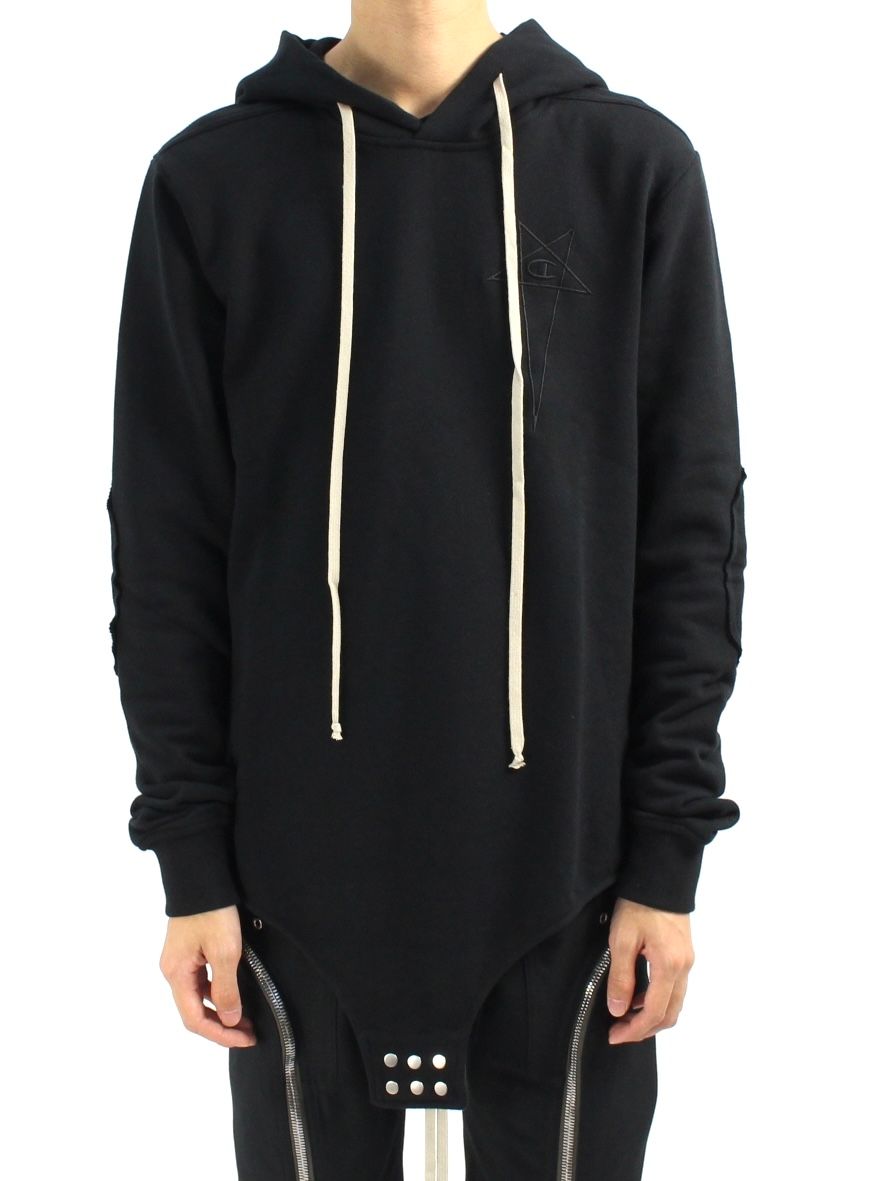 Rick Owens DRKSHDW パネルパーカー-