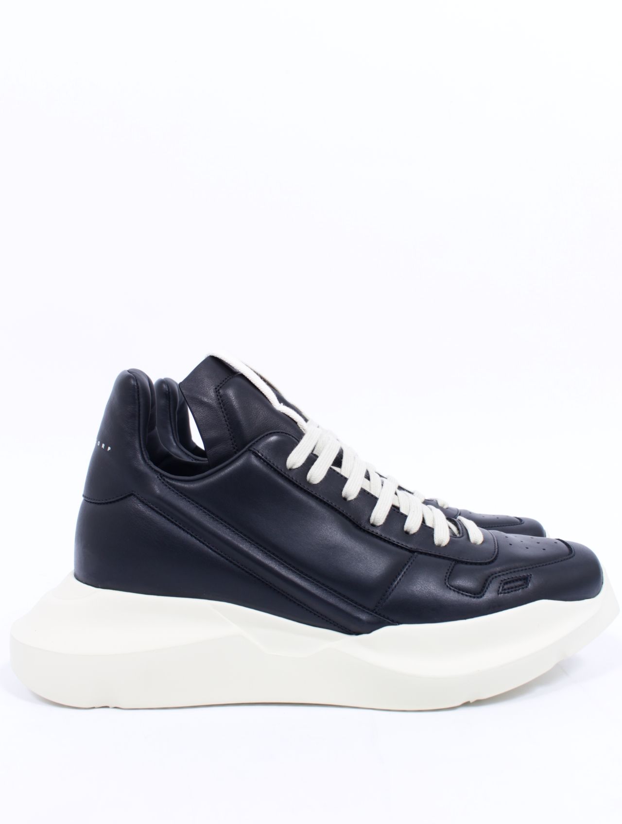 Black Hollywood Geth Runner Sneakers by Rick Owens on Sale