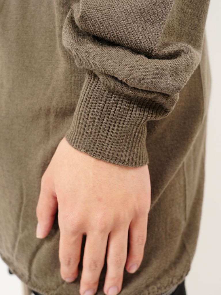 RICK OWENS - 【23FW】 オーバーサイズ ラウンド ネック ニット 