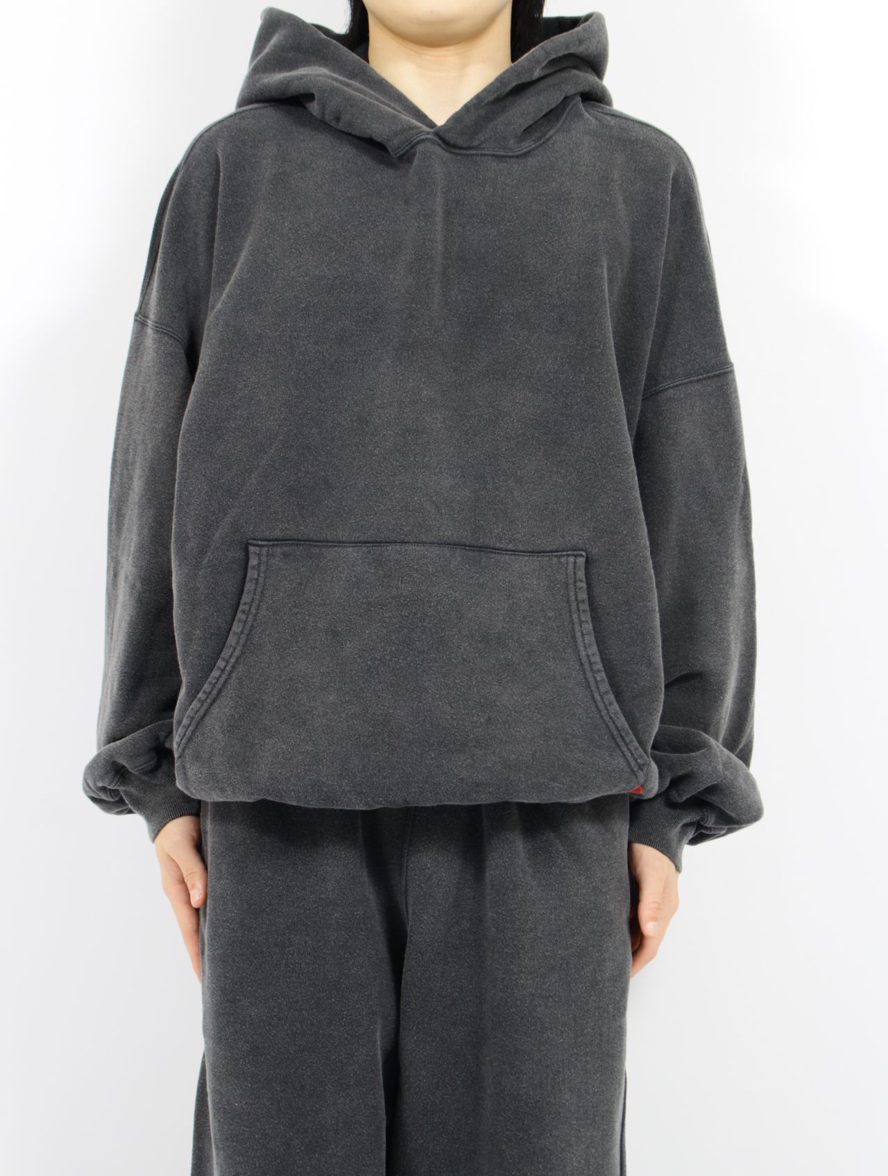 【25SS】2ウェイ プル フーディー パーカー / 2WAY PULL HOODIE / ブラック