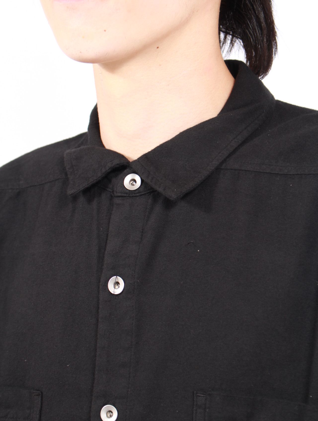 【25AW】ジャンボ アウター シャツ / JUMBO OUTERSHIRT / ブラック