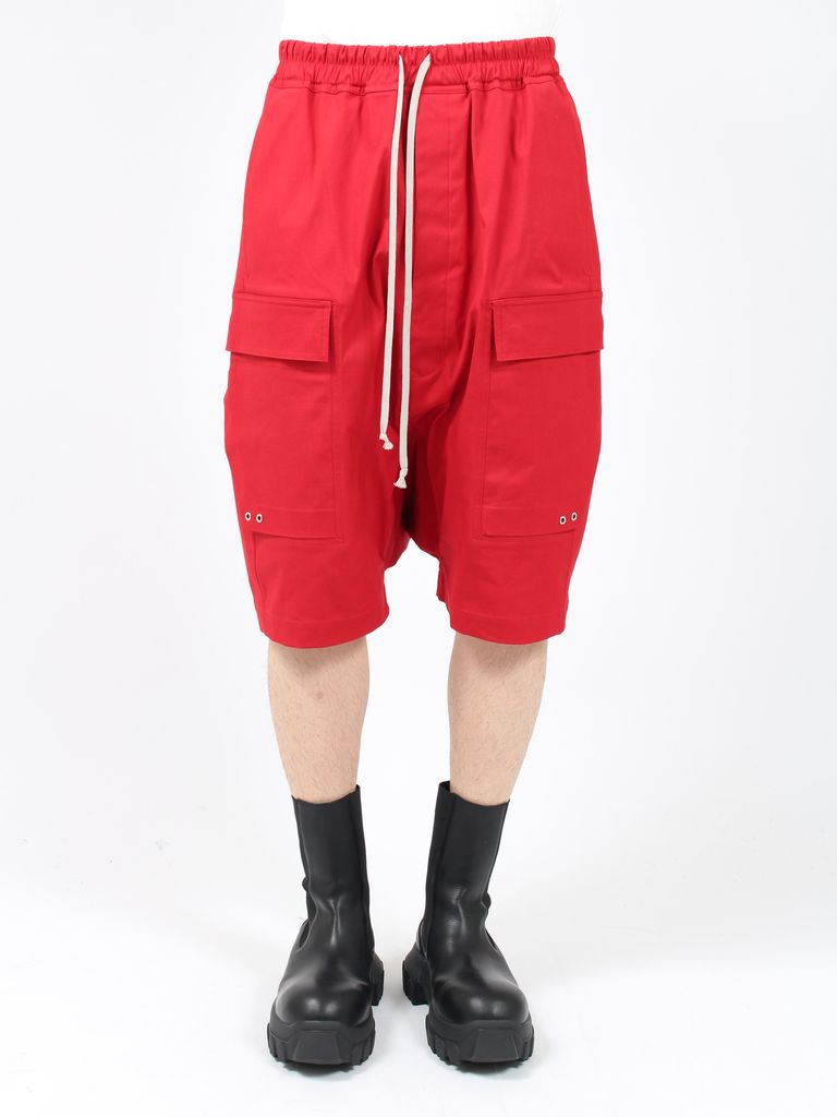 RICK OWENS - 【24SS】サルエル カーゴ ショーツ / CARGO PODS 