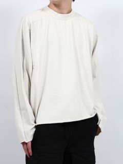 ヘビー ロングスリーブ Tシャツ 長袖 / HEAVY LS TEE / RICE(ホワイト)