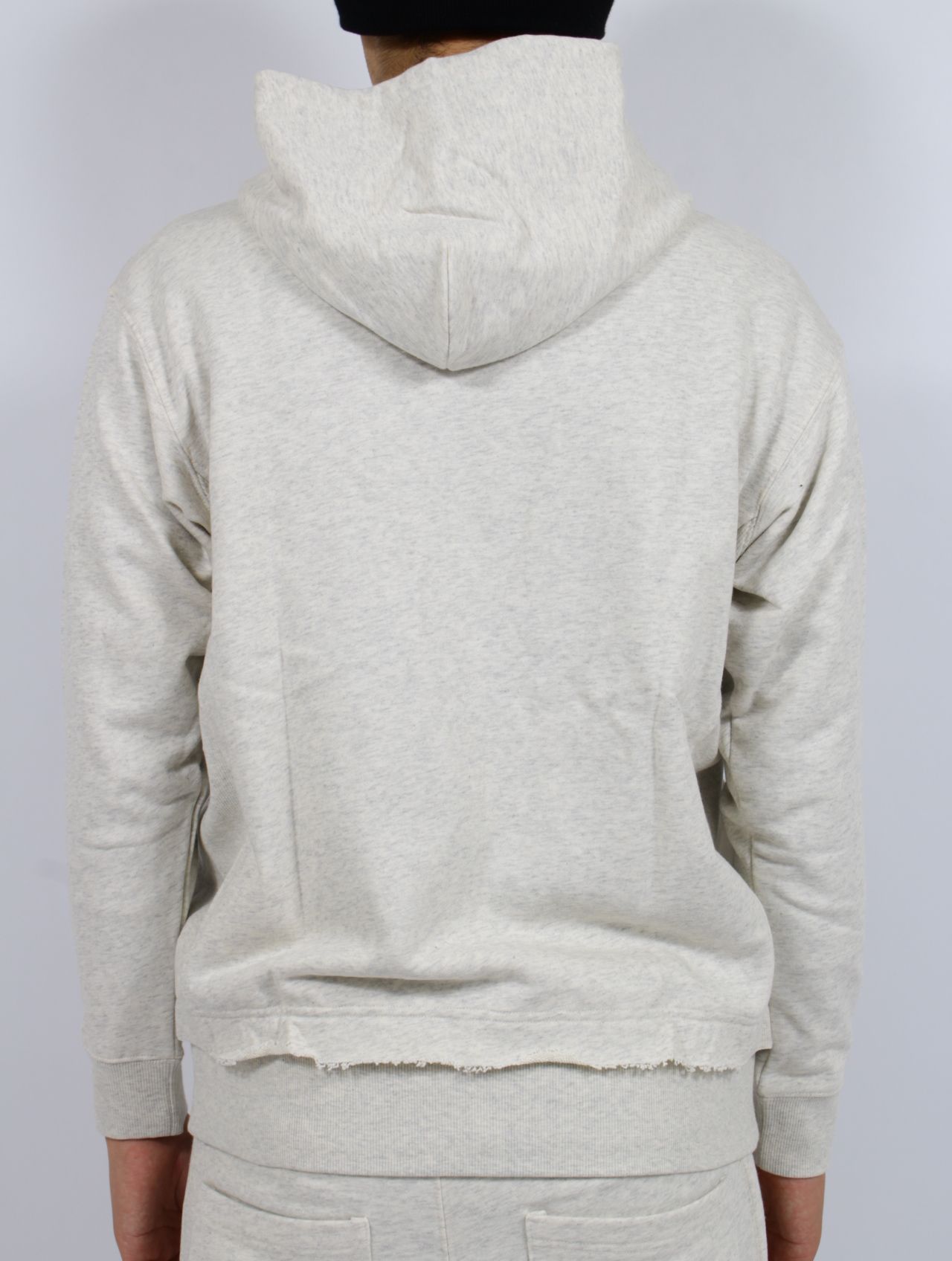 【25SS】ヒドゥン ジップアップ フーディー ジップパーカー / HIDDEN ZIP UP HOODIE / エクリュー