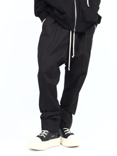 【25SS】ドローストリング サルエルパンツ / DRAWSTRING LONG / ブラック