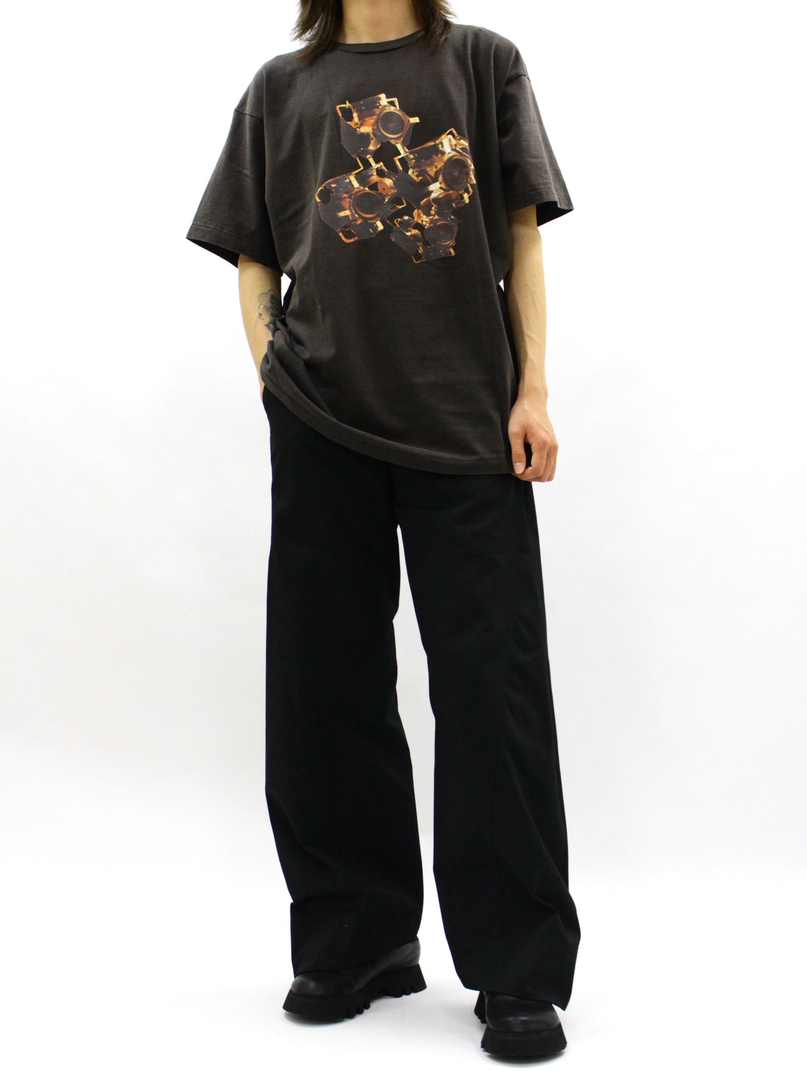 【26SS】音響機材 Tシャツ / SING T-SHIRT / ブラック