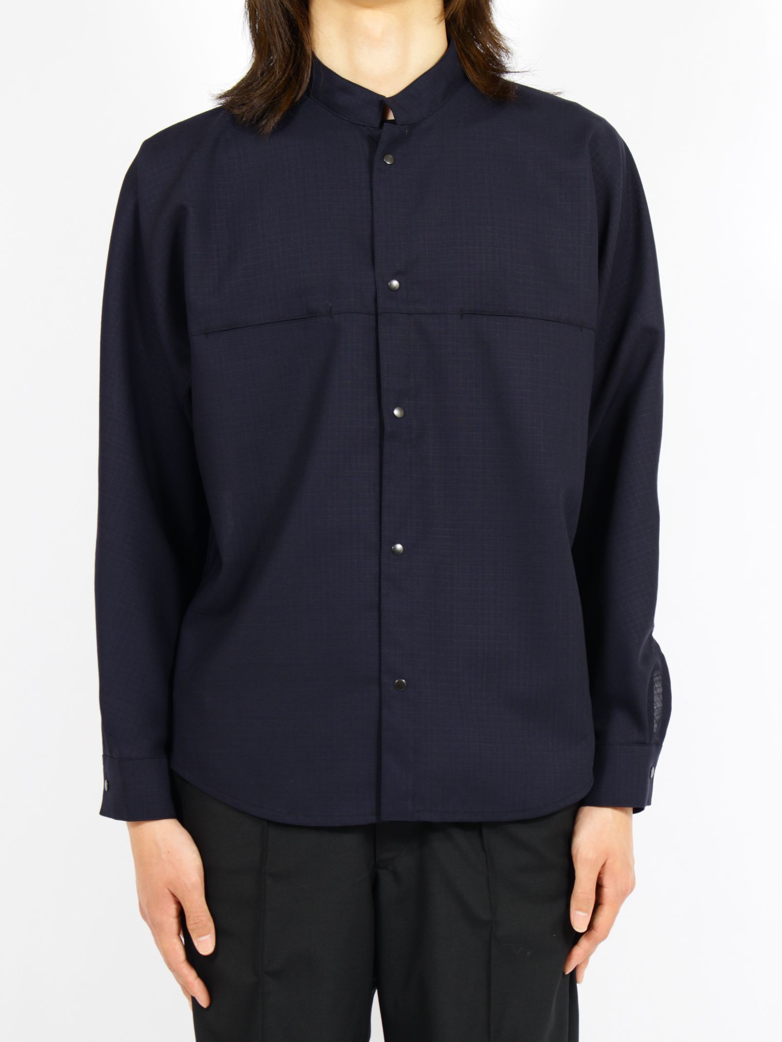 【26SS】ウール マッキーノ シャツ / MACKINAW SHIRTS WOOL / ブラック